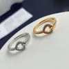 Clusterringen High Fashion Luxury 925 Sterling Silver Heart Ring Crystal Sieraden voor vrouwen Girls Geschenk fijn Bijouxcluster clustercluster
