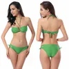 set di bikini con perline