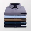 Casual overhemden voor heren Kwaliteit herenoverhemd met lange mouwen Twill effen gestreepte jurk Zakelijk kantoor casual overhemd Slim Fit herenoverhemden 230206