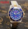 Relogio Masculino 43mm Sport Militaire Style Grands Hommes Montres Couleur Cadran Designer Bleu En Acier Inoxydable Horloge Montre Cadeaux