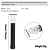 Premium 95mm Smoking Pipe Creative Filter Metallic Glass Pipe Tobacco Cigarette Holder Standard Size Cigarettes Pocket Size