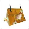 Gaiolas de p￡ssaros Pet Parrot Winter Warm Nest House pendurada Hammock Shed Slee Bed Cage Hut Tent Cave Drop Deliver