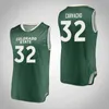 rare Custom 23 John Tonje Jersey 31 Adam Thistlewood 32 Nico Carvacho 43 Ignas Sargiunas Green College Basketball Jerseys Stitched