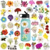 100 stks bloemen sticker vrij leuke plant grappige stickers aan DIY laptop reizen case gitaar telefoon koelkast skateboard plakboek