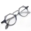 Бренд мужские дизайнерские круглое очки рамки женщины зрелище рамки черные миопия очки оптические очки модные очки для чтения для рецепта с коробкой