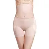 1PC Ms. Plump Crotch Panties Base Fake Ass Lifting Hip Boxer Fixed Sponge Pad Shaping Shorts Y220411