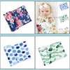 Accessori per capelli NewBaby Swaddle Wraps Floral Stampa coperte per neonati per bambini Overszed Overszed Super Soft Lovey 6 Designs 80 cm Dropliv Dhiv Dhiql