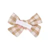 New children's hair accessories simple college style bow hairpin candy cotton hairpin headdress