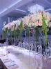Parti Dekorasyonu 10 PCS Düğün Akrilik Geometrik Yol Şeffaf Çiçek Standı Christma Gelin Decot 3acrilik Plinthparty