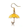 Dangle & Chandelier Fashion Cute HIMYM TV Show Romantic Drop Earrings Yellow Umbrella Korean Enamel Jewelry Gift For WomenDangle DangleDangl
