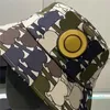 Camouflage Bucket Hat Fashion Womens Mens Små Brim Hattar Justerbar Caps Trend Baseball Cap