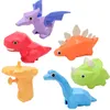 3D dinosaure pistolets à eau jouet d'été pour enfants garçons filles dessin animé mignon tyrannosaure presse pistolet à eau en plein air plage jardin bain