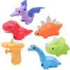 3D dinozaur pistolet wodny letnia zabawka dla dzieci chłopcy dziewczyny urocze kreskówka Tyrannosaurus Press Water Gun Outdoor Beach Garden Bath