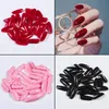 Faux Ongles 500 PCS Rose Faux Ovale Rond Artificiel Conseils Couverture Complète Appuyez Sur Long Professionnel Nail Art Outils Prud22