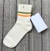 Hommes Femmes Designer Chaussettes De Sport Lettres De Mode Broderie Longue Chaussette Pour Hommes De Haute Qualité Unisexe Bas Casual Chaussette 2 Pièces / Ensemble Multi Couleurs