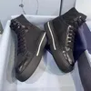 Casual schoenen Damesontwerper Heels Shoe Dress Luxurys Designers 100% Leather Tall bevestigen Herfst Wintergeld Dagelijkse stylist Ladies De 2021 Maat 35-42