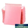 Självförsegling mailare 10st rosa bubbla kuvertpåsar vadderade frakt kuvert med bubbla mailing väska fraktpaket