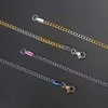Chains Punk Choker Necklace For Women Men's Hip Hop Cuban Link Chain Wholesale Jewellery Stainless Steel Jewelry 2022 GiftChains