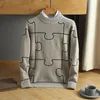 Men's Sweaters Winter Thick Knitted Sweater High Quality Pullover Warm Brushed Fashion Casual