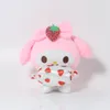 2022 Zwierzęta wypchane 10 cm Hurtownie Cartoon Plush Toys Lovely Kuromi Torby Wisiorek