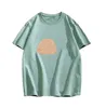 22SS夏の男子WOパームティーデザイナーカジュアルシャツ印刷刺繍スポーツTシャツベア衣類短袖Tシャツ大型B5