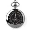 Taschenuhren Mode Bill Cipher Gravity Falls Farbe Quarzuhr Analog Anhänger Halskette Männer Frauen Kette Geschenk Montre RelojPocket