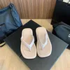 2022 new herringbone slippers flat candy color excrement feeling summer seaside leisure simple beach shoes Outlet_BHSY