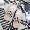 Autumn Winter Home Women Fur Slippers Cute Animals Bunny Indoor Cotton Ladies Shoes Flats Nonslip Furry Women Slippers 201023