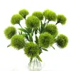 1PCグリーンタンポポの人工花本物のタッチ25cmプラスチック製の偽の花のためのホームルーム装飾パーティーウェディングデコレーションC0628G02