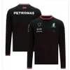 PETRONAS LUXURY MENS 브랜드 스웨트 셔츠 T 셔츠 메르세데스 AMG F1 포뮬러 원 레이싱 여성 캐주얼 긴 슬리브 티셔츠 Benz Lewis Hamilton Y8Y2