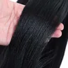 24 tum lockig yaky ponny våg hår syntetiskt silkeslen vågiga hår flätor stilar yaki ponny flätande hår