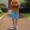 Mäns shorts Hög ny nyhet Hög män Bekväma rosa bin Le Fleur Tyler Creator Golf Skateboard Street Cotton Casual Shorts AB20 T220827