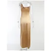 Casual Kleider Hochzeit Langes Kleid Für Frauen Eine Schulter Solide Elegante Bodycon Prom Sexy Schlitz Abendkleid 2022 Party Event backle216S