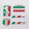 3D Zink Legierung Autos Dekorative Aufkleber USA UK Italien Frankreich Deutschland LKW Motocycle Abziehbilder