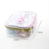 Outdoor Bags Girly Cute Mesh Embroidered Sanitary Napkin Storage Bag Portable Cosmetic Box Multi-function Earphone Data Cable