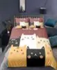 Ensemble de housse de couette avec chat de dessin animé, imprimé Animal, avec taie d'oreiller, 23 pièces, pour décoration de chambre à coucher, 21082189298757954603