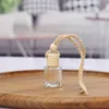 Car perfume bottle car pendant perfumes ornament air freshener for essential oils diffuser fragrance empty glass bottles