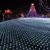 6x4m Mesh Net Christmas Lights Outdoor impermeável String Light Led Fairy Light Garland para Decoração Holiday Ano de Natal de 201201