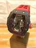 時計腕時計デザイナーラグジュアリーメンズメカニクスウォッチリチャミルズRM53-01スイス運動メカニズムセラミック最高品質