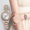 Skmei 1262 montre femme sier femmes montre élégant diamant ladi confiture tangan wanita montre-bracelet à quartz