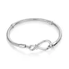 2022 Nouveau design original Bracelets 925 Sterling Argent Étincelle Papillon Patte Coeur Serpent Chaîne Bracelet Fit Charm Perle DIY Femmes 327V