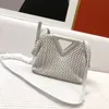 High Quality Point Women HandBag Designer Bags Luxurious Handbags Shoulder Female Fashion Brand Clutch Grain Leather