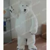 Хэллоуин белый медведь талисман талисмана костюмы карнавальные подарки подарки взрослые игры на вечерин