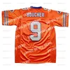 Voetbalshirts Bobby Boucher 9 The Water Boy Movie Men Football Jersey gestikte zwarte S-3XL hoge kwaliteit