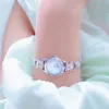 Orologi da polso Bee Sister Color Diamond Watch Donna Bracciale con strass austriaco Orologi per oro argento Orologio femminile Orologio DonnaWristwatch