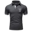 Brand Custom Summer Polo Shirt Men Short-Sleeved Business Fashion Casual Slim Breathable T Shirt Men Clothing Custom 220608