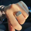 Neuer hochwertiger 925er Silber-Buchstabe G-Vintage-Ring für Herren und Damen, personalisierter Accessoires-Ring