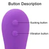 Nippel Sucker Kvinnlig Masturbator Vaginal Massager G Spot Clitoris Stimulator Bendable Sucking Vibrator Sexig leksak för kvinnor