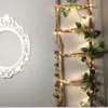 弦を導いた妖精のカラフルなアイスクリームバッテリー操作ストリングライト窓馬のランタンのクリスマスガーランドのルミナリアの装飾