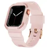 Capa de pulseira de relógio masculino e feminino para Apple Watch TPU Smart Watch Straps compatível com iWatch Series 1 2 3 4 5 6 7 8 SE Acessórios de substituição 38 mm 40 mm 44 mm 45 mm